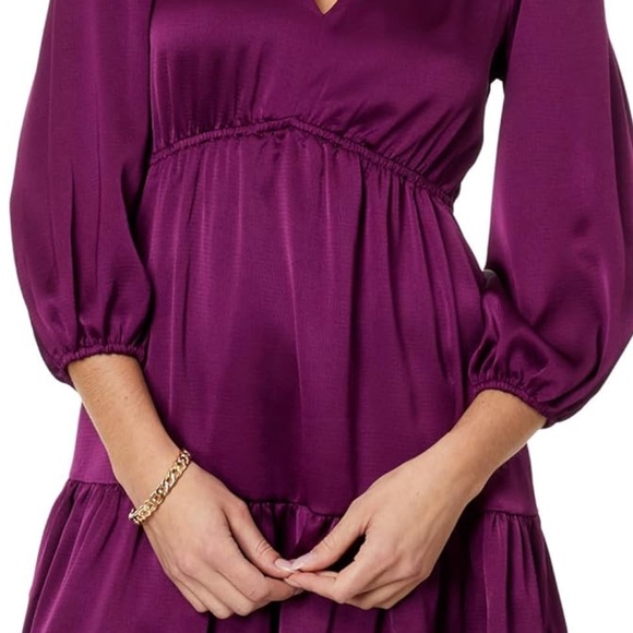 Lilly Pulitzer Amarena Cherry Deacon 3/4 Sleeve V-neck Dress Size 16 NWT $198 - Picture 2 of 6